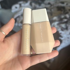 Fenty beauty skin tint and pro filt’r concealer